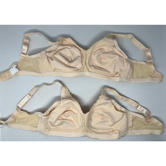 Classique NWT Wireless Pocket Bra 38B 772E Post Mastectomy Surgery Blush Beige - Picture 1 of 7